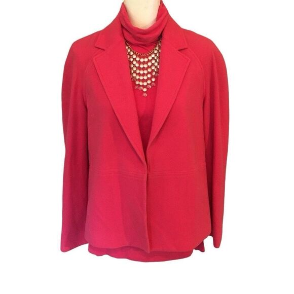 JONES NY SIGNATURE Vintage Blazer & Matching Turtleneck, Size 6 - Picture 1 of 12